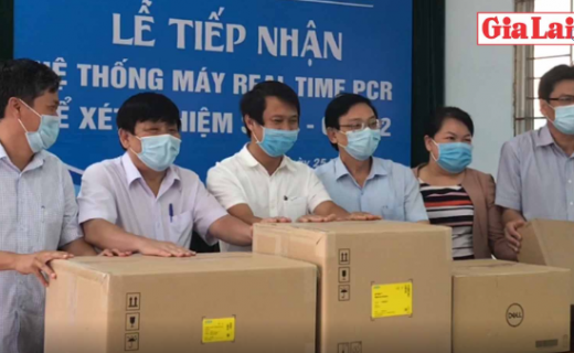 Ngành Y tế Gia Lai tiếp nhận hệ thống máy Realtime PCR xét nghiệm SARS-CoV-2