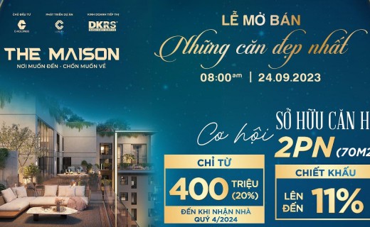 The Maison - sức hấp dẫn của căn hộ cao cấp ven sông